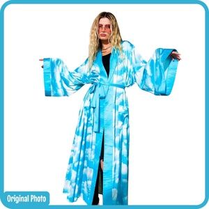 Dressed in LaLa Good Karma Kimono in Cloud Nine